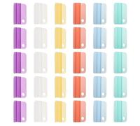 OSOLADY 60 onglets de classement suspendus en plastique - Onglets de classement - Étiquettes transparentes pour une identification rapide et facile des classeurs et dossiers