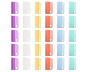OSOLADY 60 onglets de classement suspendus en plastique - Onglets de classement - Étiquettes transparentes pour une identification rapide et facile des classeurs et dossiers