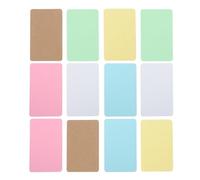 OSOLADY 600 fiches vierges multicolores - Marque-pages à créer soi-même - Fiches de révision pour la préparation aux examens - de notes scolaires