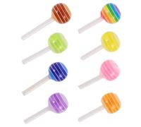 OSOLADY Accessoires pour Salon de Manucure Breloques de Bonbons 3D Lot de 25 Pièces Décorations Ongles pour Usage Domestique et Professionnel