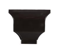 OSOLADY Adaptateur de de gouttière vers tuyau d'évacuation, raccord de gouttière - Déviateur d'eau de pluie en alliage d'aluminium en forme d'entonnoir pour rallonge de drainage de toiture, 90 x