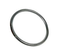 OSOLADY Anneau de Wing Chun en Acier Inoxydable 1 Pièce, Cercle D'entraînement Bras, Équipement de Force Créative, Accessoire de Musculation pour Arts Martiaux, Usage Intérieur