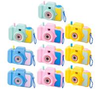 OSOLADY Appareil Photo pour Garçon et Filles 10pcs Caméra à Projection Dessin Animé en Abs Forme Carrée Créatif Amusant pour Développer Intelligence et Relation Couleur Couleur Aléatoire