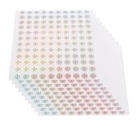 OSOLADY Autocollants de Contrôle Qualité pour Vérification et Assurance Qualité 10 Feuilles pour Argentés Autocollants Adhésifs Amovibles Design Unique Inspection Produit