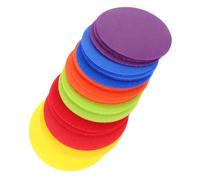 OSOLADY Autocollants Ronds pour Tapis en Polyester 30pcs, Marqueurs Résistants et Sûrs pour Garçon et Filles en Maternelle et École à Domicile