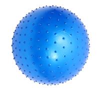 OSOLADY Ballon de Fitness Yoga Massage Profond pour Entraînement Grossesse et Rééducation Sensorielle Antidérapant et Portable Bleu Massage