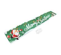 OSOLADY Bannière Suspendue de Noël en Polyester Réutilisable pour Décoration Maison et Restaurants Pendant les Fêtes