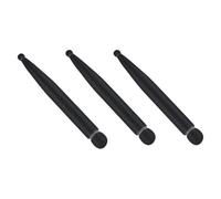 OSOLADY Bâton de Massage D'acupuncture 3pcs en Pierre Noire, Facile à Tenir, pour Massage du Cou Pieds, Relaxation Musculaire