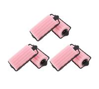 OSOLADY Bigoudis en Éponge 6pcs pour Femmes, Boucles sans Chaleur Confortables pour Dormir, Outil Coiffure Maison en Plastique Doux pour Cheveux Longs et Courts