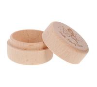 OSOLADY Boîte à Dents de Lait en Bois, Boîte Souvenir Portable pour Garçon et Filles et Bébé, Grosse Capacité, pour Garder les Dents Perdues et Cheveux Fœtaux