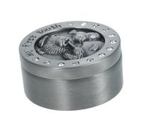 OSOLADY Boîte à Dents Métal Pour Souvenir Précieux De Première Dent Motif Ours Boîte Mémorable