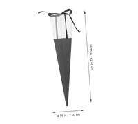OSOLADY Boîte à Fleurs 10pcs Noire en Papier pour Saint-valentin Jardinière Créative et Résistante pour Petits Objets et Bouquets, pour Mariages et Anniversaires