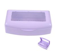 OSOLADY Boîte De Manucure Avec Couvercle Étanche Organisateur De Nettoyage Pour Outils Art De Et Accessoires De Manucure