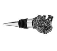 OSOLADY Bouchon de Bouteille de Vin Forme Tête de en Acier Inoxydable Scellant Solide et Élégant Finition Soignée et Design Spécial pour Maisons et Bars