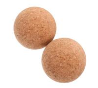 OSOLADY Bouchons en Liège de Bois Tendre Lot de 2, 61 MM, Forme Boule, pour Bouteilles et Carafes en Verre, Usage en Fêtes de Fin d'Année