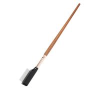 OSOLADY Brosse à Cils En Métal Avec Manche En Bois Outil De Maquillage Peigne à Sourcils Séparateur De Cils 1 Pièce Aiguilles En Acier De Haute Précision