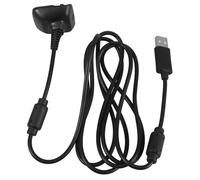 OSOLADY Câble USB De Charge pour Manette De Jeu sans Fil Câble Double Anneau Magnétique Noir