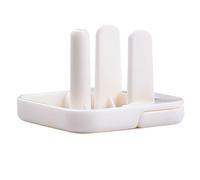 OSOLADY Cache-prise Domestique Réduit le Risque de Chocs Électriques Blanc en ABS Protection Prise Électrique à Deux ou Trois Fiches Lot de 50 pour Garçon et Filles pour Chambre Bébé