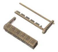 OSOLADY Cadenas à Combinaison Serrure Chinoise Ancienne en Alliage de Zinc Or Vintage Solide et Ferme pour Tiroir ou Boîte Présent, pour Maison ou Bureau