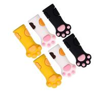 OSOLADY Capuchons en Silicone 6pcs pour Ciseaux à Cuticules Forme Patte de Chat Réutilisable Antichoc pour Outils de Manucure et Pédicure