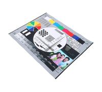 OSOLADY Carte Étalonnage des Couleurs pour Testeur D'objectifs et Moniteur, Papier Solide, Réglage Précis Mise Point, pour Évaluation Précision des Couleurs