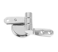 OSOLADY Charnière de Remplacement 1 Set pour Toilettes en Alliage D'aluminium Argenté, Facile à Installer pour Montage Rapide et Solide
