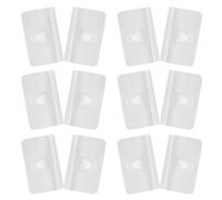 OSOLADY Clips de Fixation Pare-Brise Voiture 12 Pcs en Métal pour Déflecteur de Vent Modèle Sned Clip X12 Protection Pluie et Vent Accessoires Auto Solide et Compatibles