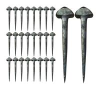 OSOLADY Clous de Fer à Cheval en Fer 50pcs, Haute Résistance et Légers, Équipement Facile à Utiliser pour Chevaux, Accessoires Indispensables pour Amoureux des Chevaux