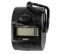 OSOLADY Compteur Manuel Électronique et Pratique à Transporter Facile à Utiliser Compte Rangs 2 Pièces à 5 Chiffres en Plastique avec Anneau Doigt Couleur Aléatoire pour