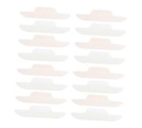 OSOLADY Coussinet Anti-transpiration Imperméable Forme Courbée 24pcs Jetable en Tissu Non Tissé et Protection pour Col de Chemise pour Entretien D'embauche