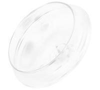 OSOLADY Couvercle de Tasse à Thé en Verre Transparent, Couvercle de Conservation Frais, Anti-poussière, Design Simple, Prévient les Fuites, Facile à Transporter, Maison Fêtes