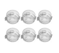 OSOLADY Couvercles de Boutons de Cuisinière à Gaz Facile à Ouvrir Sécurité 6pcs en Plastique Garçon et Filles Multi-scène pour Cuisinière à Gaz