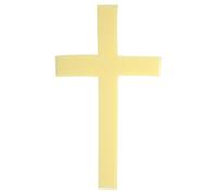 OSOLADY Croix en mousse : Inserts en mousse en forme de croix de 44,5 cm (17,5 po) - Support pour compositions pour la Journée du Souvenir, les funérailles, les pierres tombales, les cimetières,
