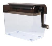 OSOLADY Destructeur de Documents Papier Manuel Résistant à l'usure en ABS, Petit Broyeur de Table Portable et Simple, pour Usage Familial et Scolaire