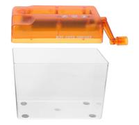 OSOLADY Destructeur de Papier Manuel Portable Mini Boîte de Rangement Interne, Protection Vie Privée, Design Compact et Léger pour Bureau et Maison