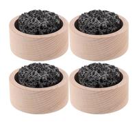 OSOLADY Diffuseur d'huiles essentielles en Pierre volcanique (Lot de 4) pour la Voiture, Le Bureau ou la Idéal pour rafraîchir l'air.