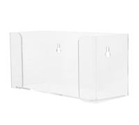 OSOLADY Distributeur Mural Transparent pour Protections Manuelles en Acrylique Support de Rangement Portable pour Laboratoire et Hôtel Organisation Professionnelle et Visibilité Facile