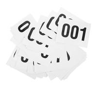 OSOLADY Dossards Autocollants pour Course à Pied 50pcs avec Adhésif Résistant et Construction Respirante, Coins Arrondis, pour Cross Country et Marathons