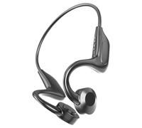 OSOLADY Écouteurs à Conduction Osseuse sans Fil 5.1 Étanches et Résistants la Transpiration, Cadre en Alliage de Titane Mémoire de Forme, Casque Audio Stéréo Ouvert pour Sport et Course