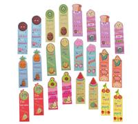 OSOLADY Ensemble 36 Marque-Pages Parfumés Motifs Fruits en Papier Résistant pour Usage Scolaire et Loisirs de Lecture
