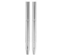 OSOLADY Ensemble de 2 pinceaux à lèvres rétractables et portables, avec embouts doubles, pour l'application de rouge à lèvres et de gloss. Idéal pour les maquilleurs professionnels et les