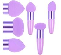 OSOLADY Ensemble de 3 Stylos de Maquillage Portables en Latex pour Application Délicate et Confortable, Forme Stylo pour Processus de Maquillage et Présent