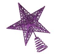 OSOLADY Étoile Scintillante De Noël pour Arbre Décoration De Sapin Fer avec Paillettes Ornement De Fête