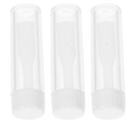 OSOLADY Extracteur de Tube de Rangement Transparent Réutilisable en Silicone Blanc, 3 Pièces Petit Applicateur pour Voyage et Manipulation Simple