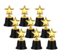 OSOLADY Figurines en Plastique en Forme D'étoile pour Garçons et Filles 9pcs, Récompense de Participation pour Ambiance Estivale, Décoration Lumineuse pour Cérémonies Sportives Scolaires