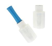 OSOLADY Film Étirable Industriel 150 M Noir Poignée pour Protection et Sécurisation d'Objets et Meubles Emballage Polyvalent