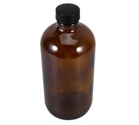 OSOLADY Flacon de Réactif en Verre Marron 500ml Bouchon Phénolique