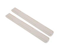 OSOLADY Glissière d'amélioration du tiroir 26.40 x 3.00 cm en HIPS blanc auto-adhésive pour placards et commodes stable avec sécurité supplémentaire lot de 1 set
