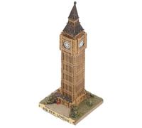 OSOLADY Grosse Décoration Intérieure Big Ben en Résine, Modèle D’Architecture Londres, Ornement de Bureau Imposant, Décoration Salon Originale, Statuette Déco Maison 3D