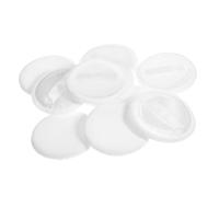 OSOLADY Houppettes à Poudre Coton Blanc 10 Pièces 60x7 Mm Applicateur de Maquillage Visage Fond de Teint Maquillage Beauté Portable pour Femmes